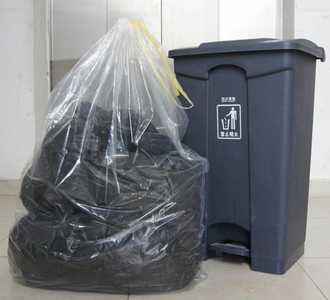 Extra large clear garbage bags