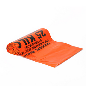 orange biohazard bags